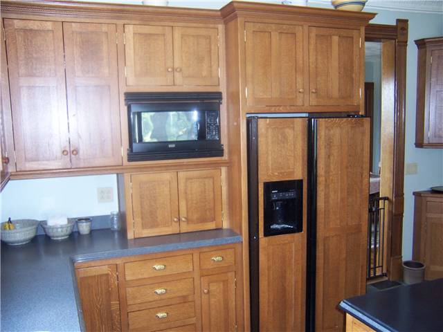 Custom wood refrigerator panels